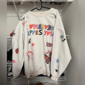 somebody loves you sweatshirt 💘